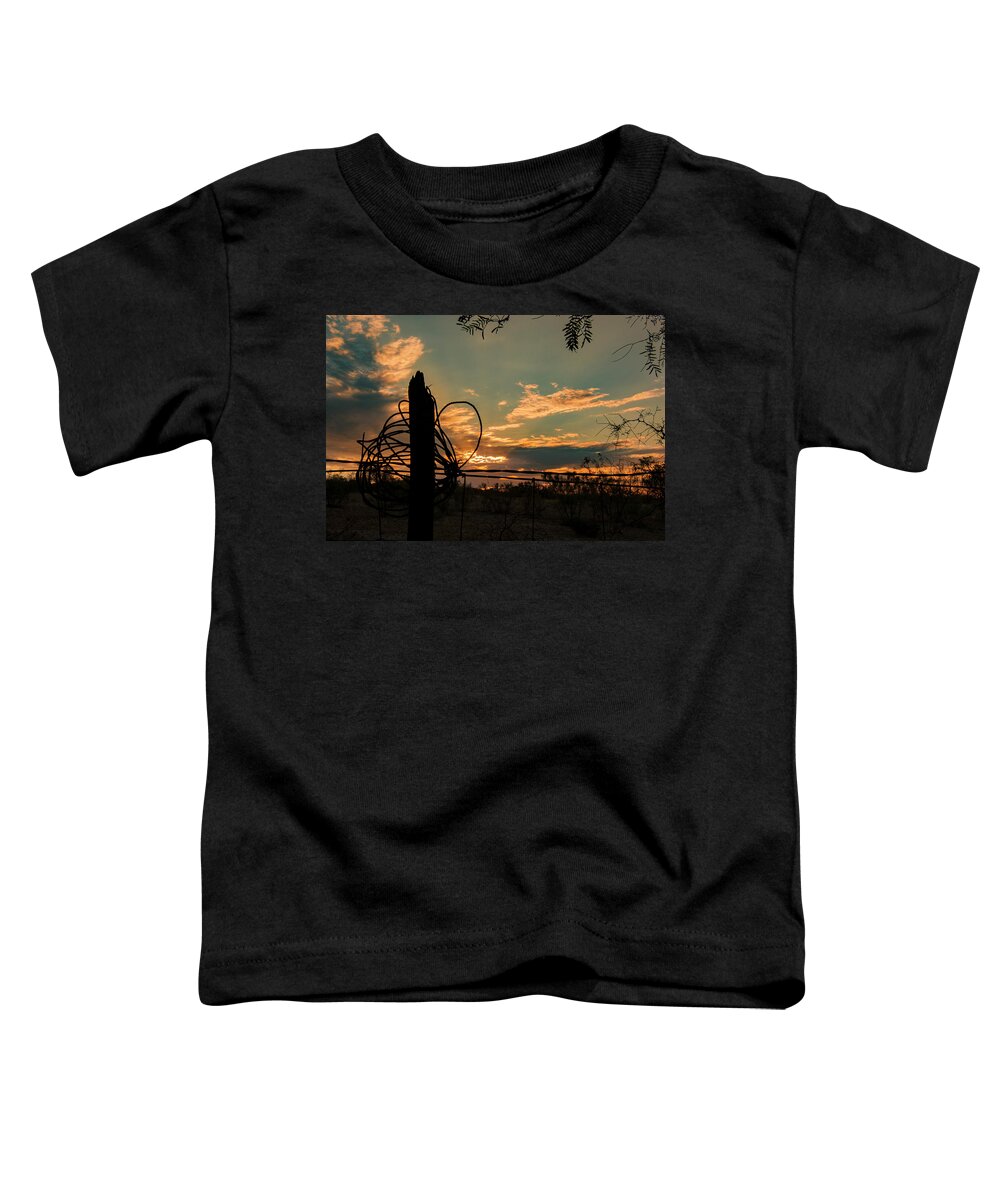 Photo Toddler T-Shirt featuring the photograph West Texas Sunrise by Jason Hughes