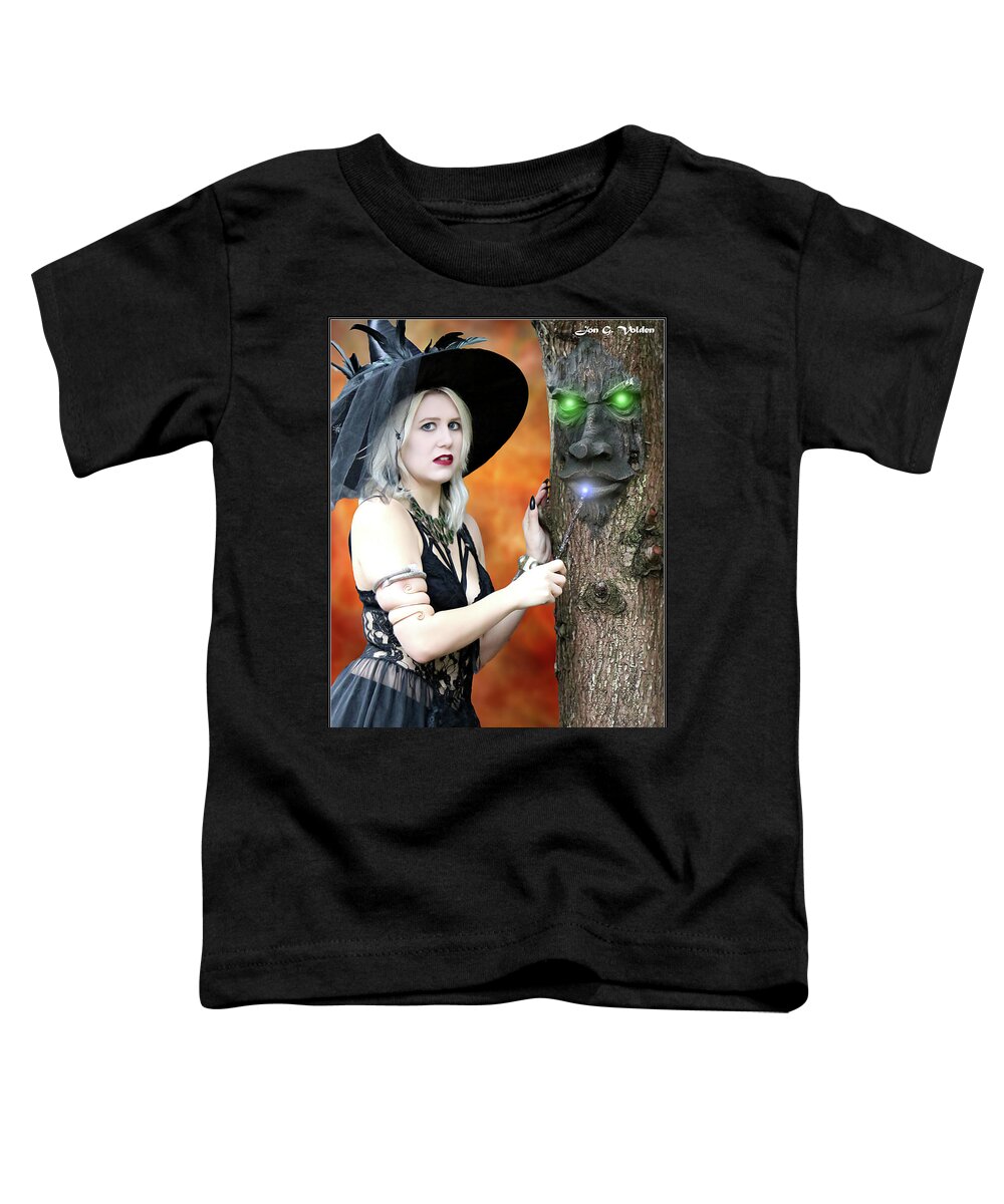 Witch Toddler T-Shirt featuring the photograph Witch Wood by Jon Volden
