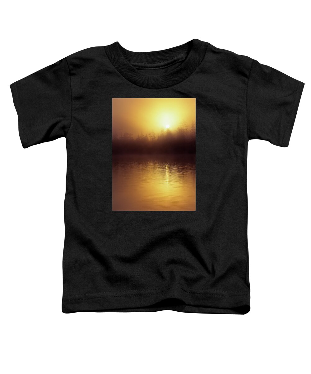 Coast Toddler T-Shirt featuring the photograph Woahink Sunrise by Robert Potts