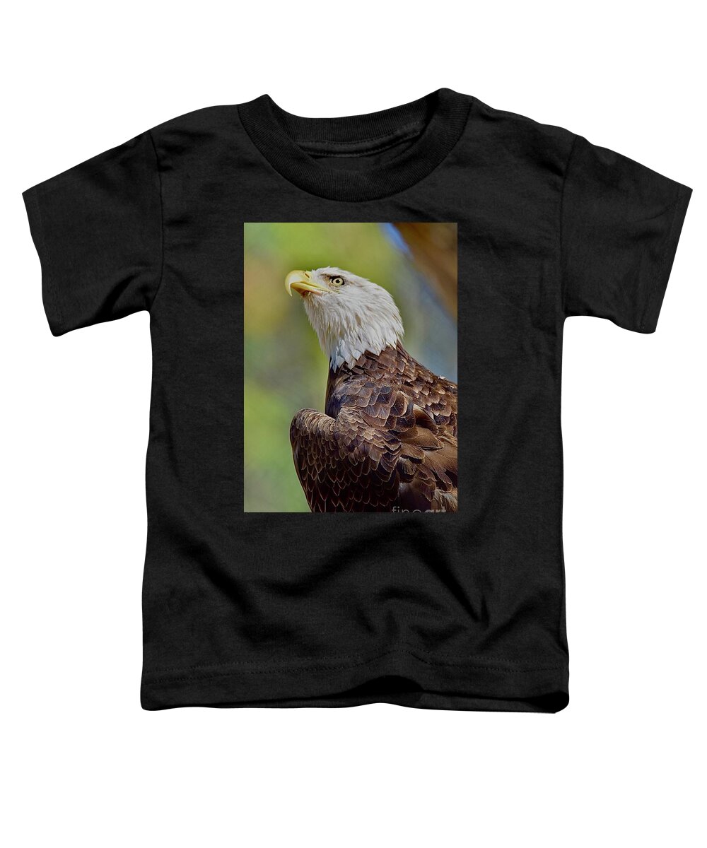 Eagle Toddler T-Shirt featuring the digital art Eagle #1 by Tammy Keyes