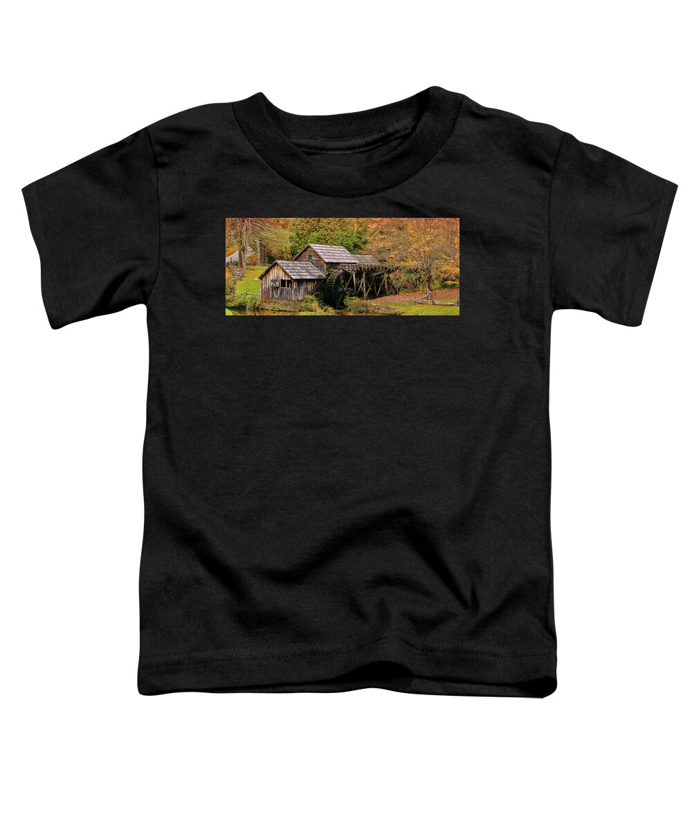 Mabry Mill Toddler T-Shirt featuring the photograph Mabry Mill #1 by Ola Allen