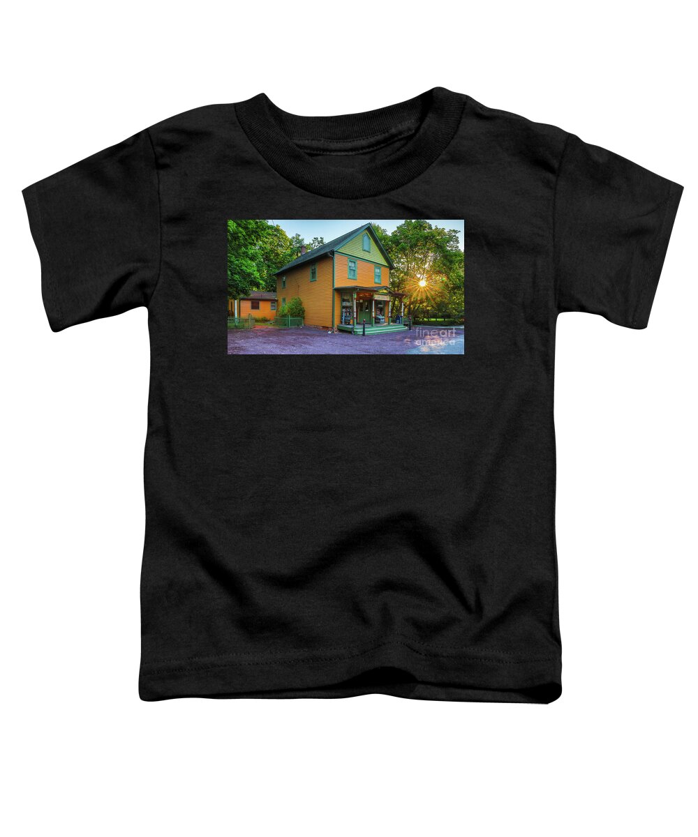 Smithtown Toddler T-Shirt featuring the photograph St. James General Store #1 by Sean Mills