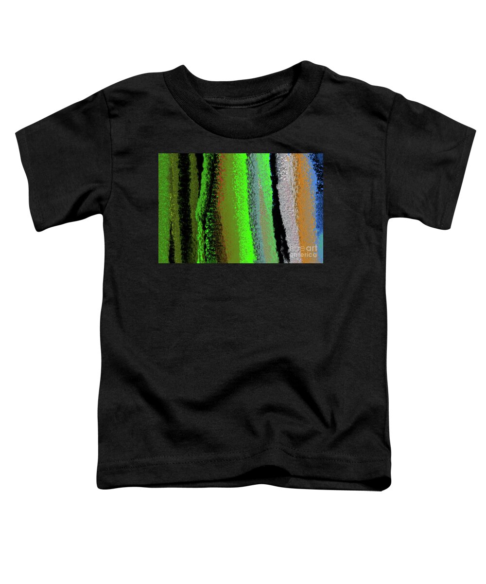  Toddler T-Shirt featuring the digital art 12-1-2022z by Walter Paul Bebirian