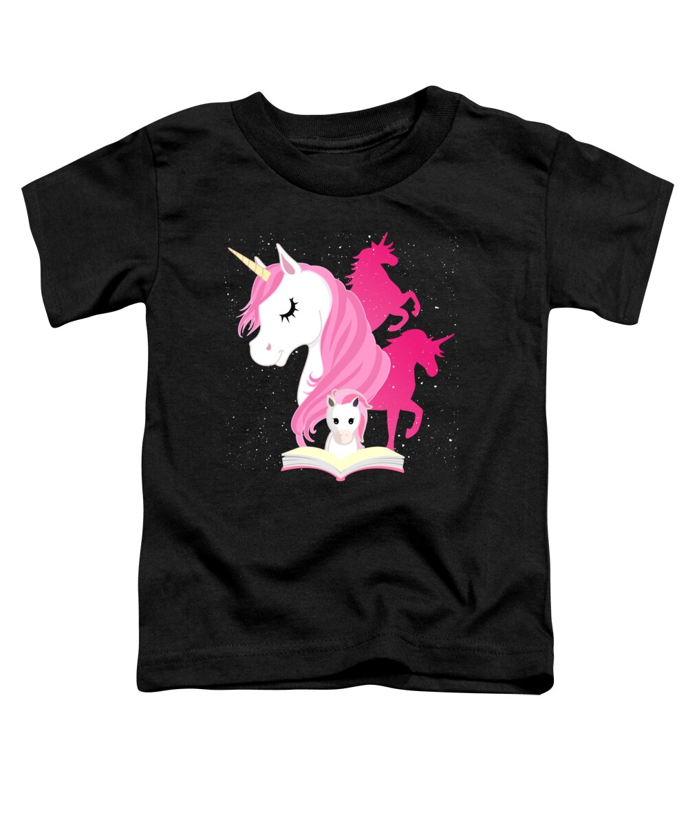 Mythical Creature Toddler T-Shirt featuring the digital art Escape In A Book #3 by Mister Tee