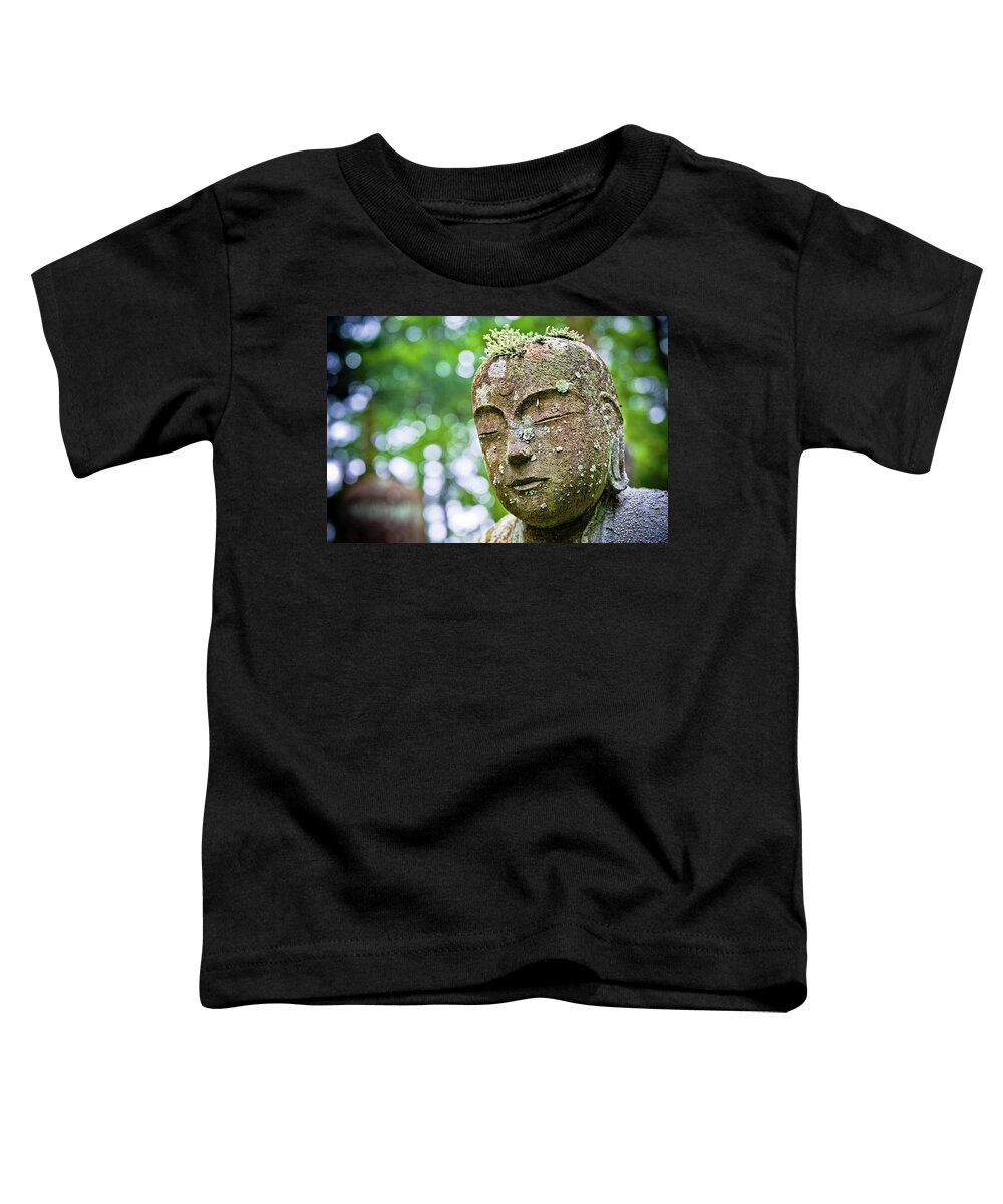 Nikko Toddler T-Shirt featuring the photograph A mossi Scalp. Nikko. Japan by Lie Yim