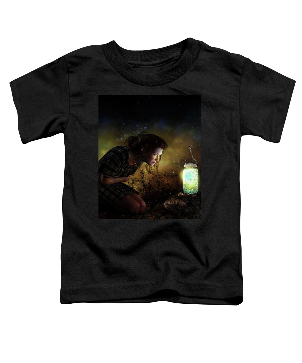 Thousand Hugs Toddler T-Shirt featuring the digital art A Thousand Hugs by Shanina Conway
