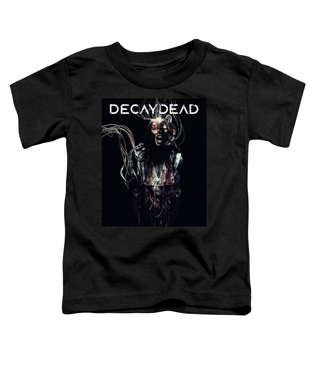 Decaydead Toddler T-Shirt featuring the digital art Silent Screams by Argus Dorian