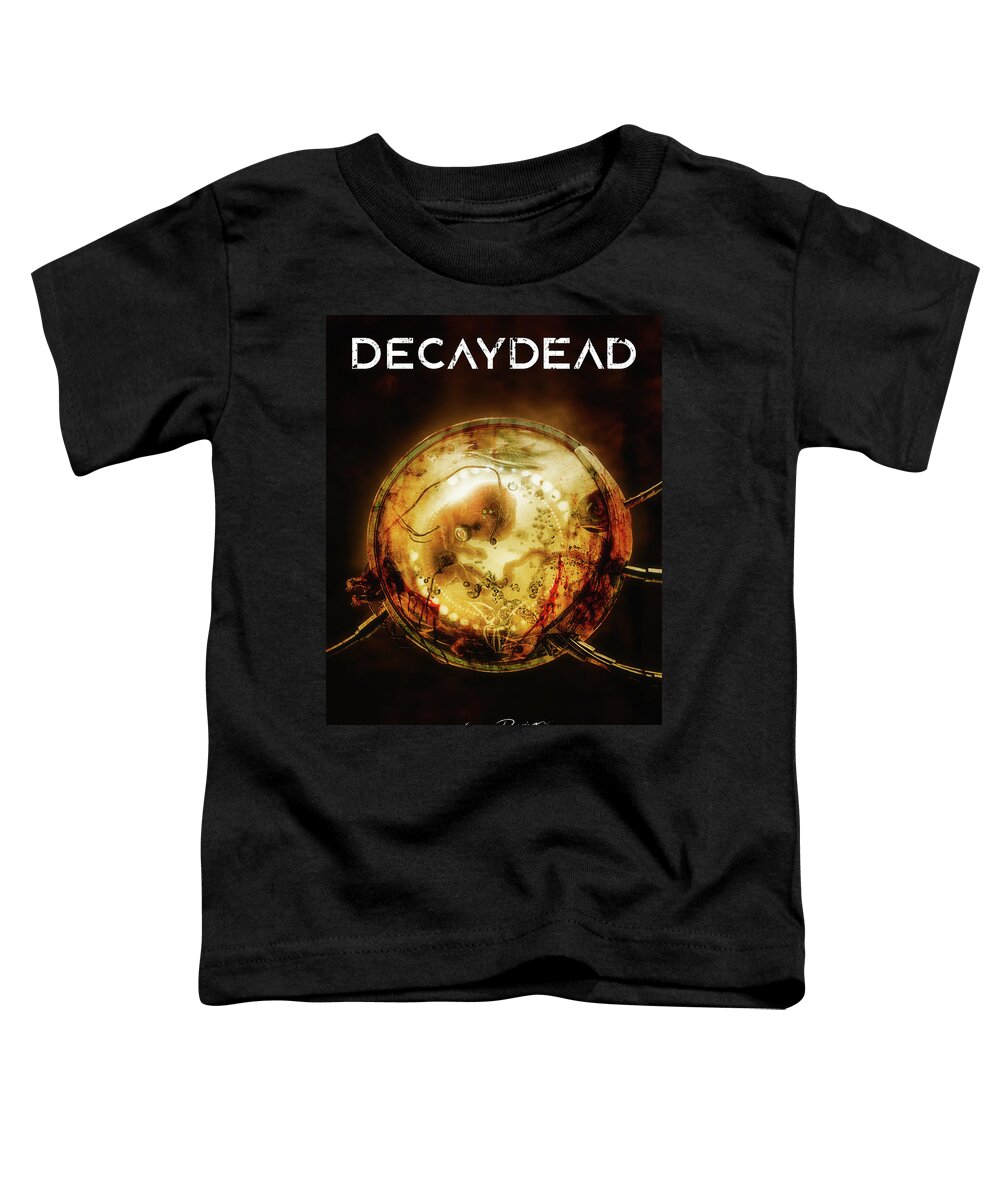 Decaydead Toddler T-Shirt featuring the digital art Embryodead by Argus Dorian