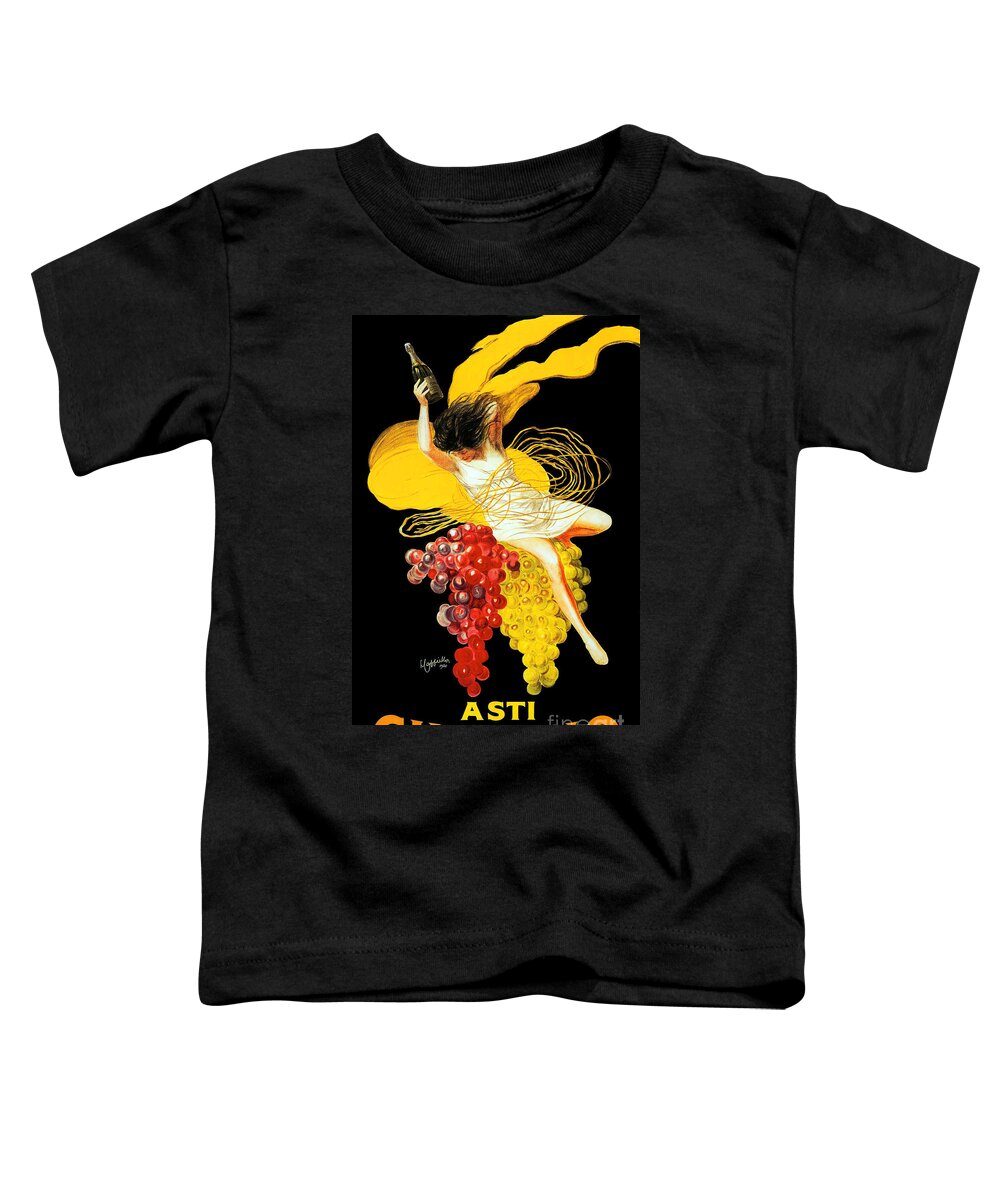 Asti Cinzano Toddler T-Shirt featuring the painting Asti Cinzano Advertising Poster by Leonetto Cappiello