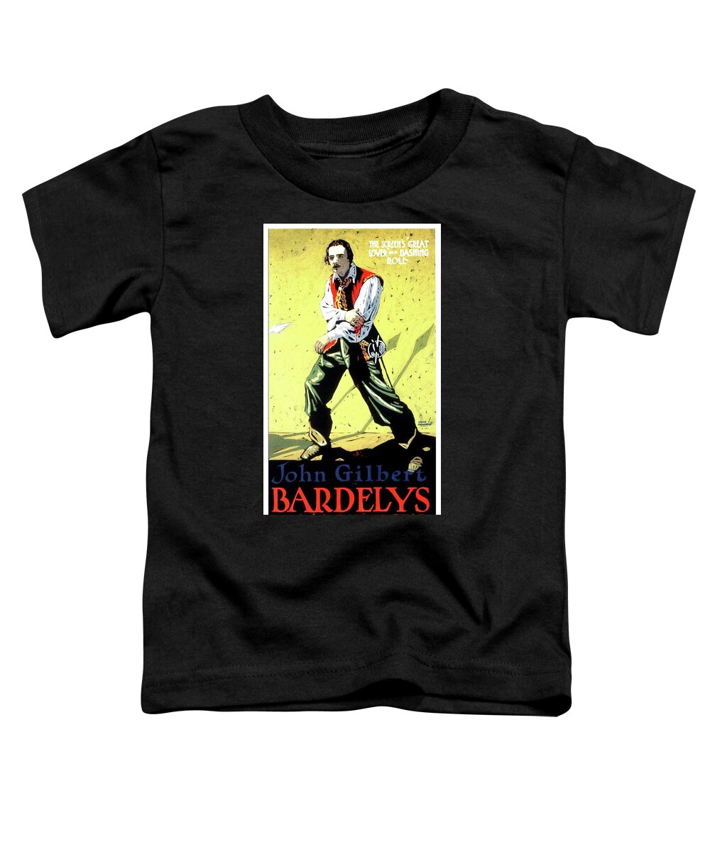Madalena Toddler T-Shirt featuring the mixed media ''Bardeys the Magnificent'', 1926 by Movie World Posters
