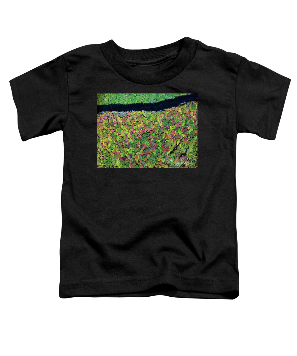Blue Ridge Parkway Toddler T-Shirt featuring the photograph Blue Ridge Parkway with Autumn Colors by David Oppenheimer