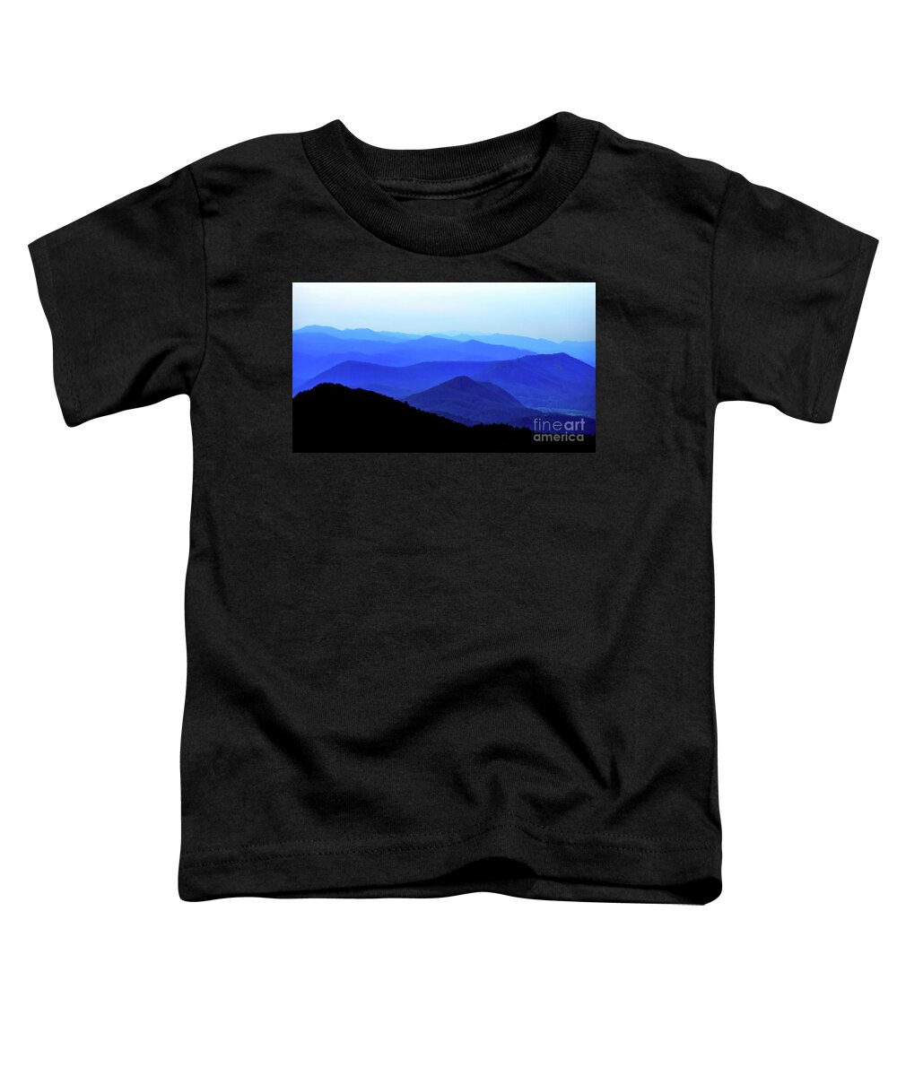 Scenic-blueridge-mountains-parkway Toddler T-Shirt featuring the photograph Blueridge Mountains - Parkway View by Scott Cameron