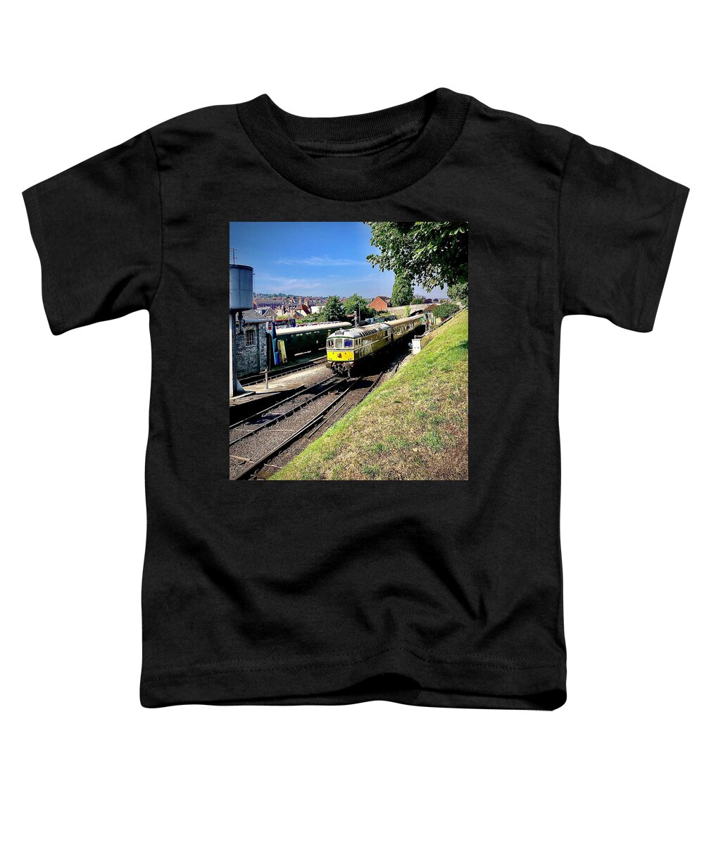  Toddler T-Shirt featuring the photograph British Rail Class 33 Crompton No. 33012 / D6515 #1 by Gordon James