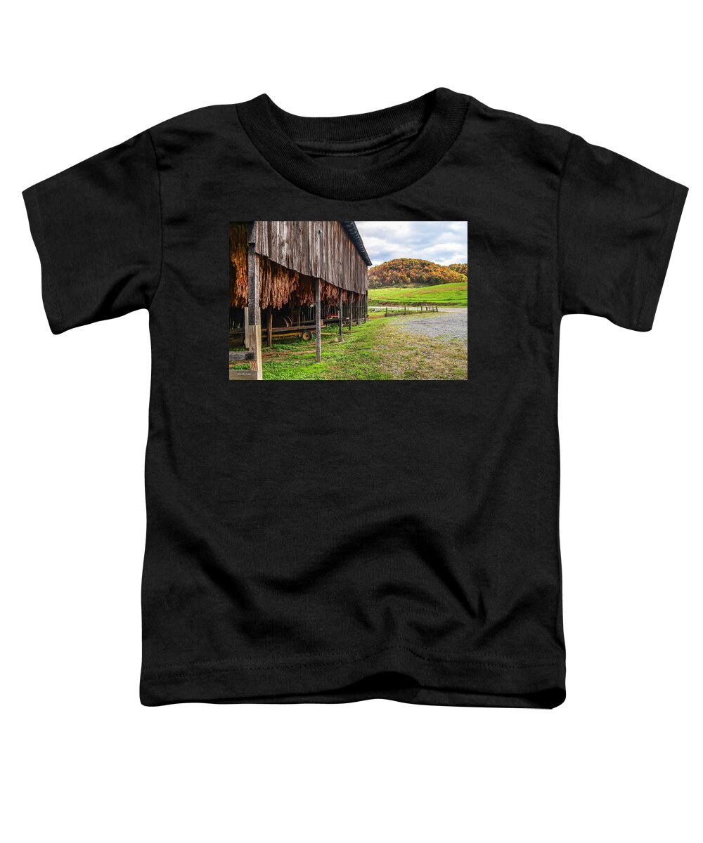 Burley Toddler T-Shirt featuring the photograph Burley Harvest by Dale R Carlson
