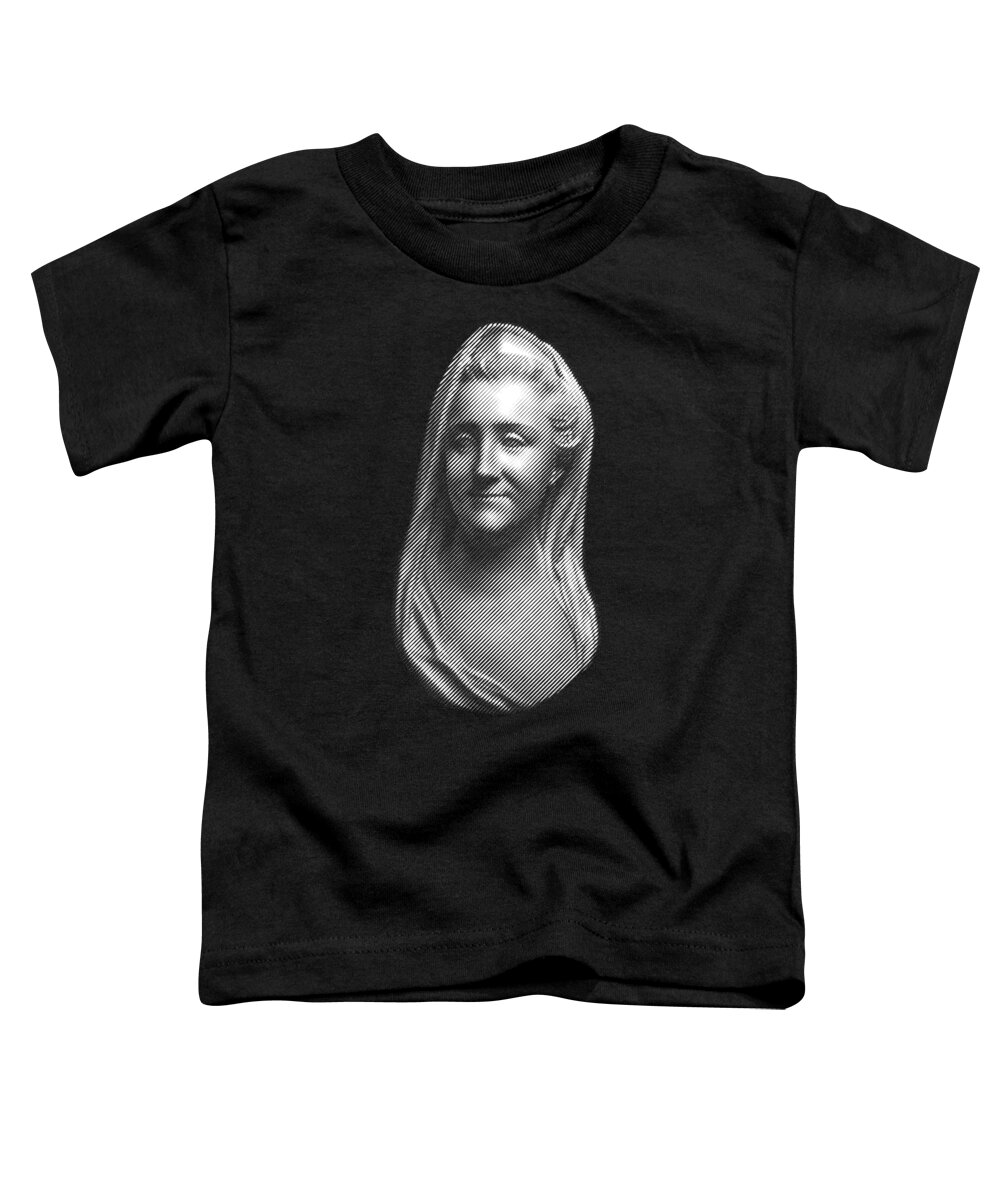 Catherine Toddler T-Shirt featuring the digital art Catherine the great, Empress of Russia by Cu Biz