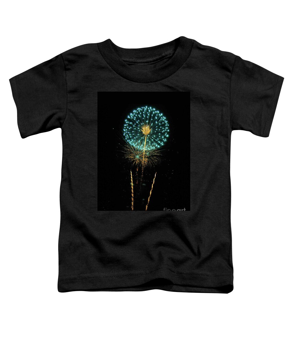 Fireworks Toddler T-Shirt featuring the photograph Celebrate by Lois Bryan