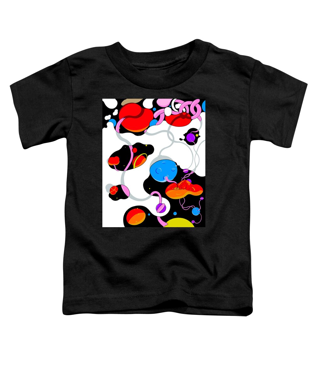 Universe Toddler T-Shirt featuring the digital art Chaos Theory by Craig Tilley