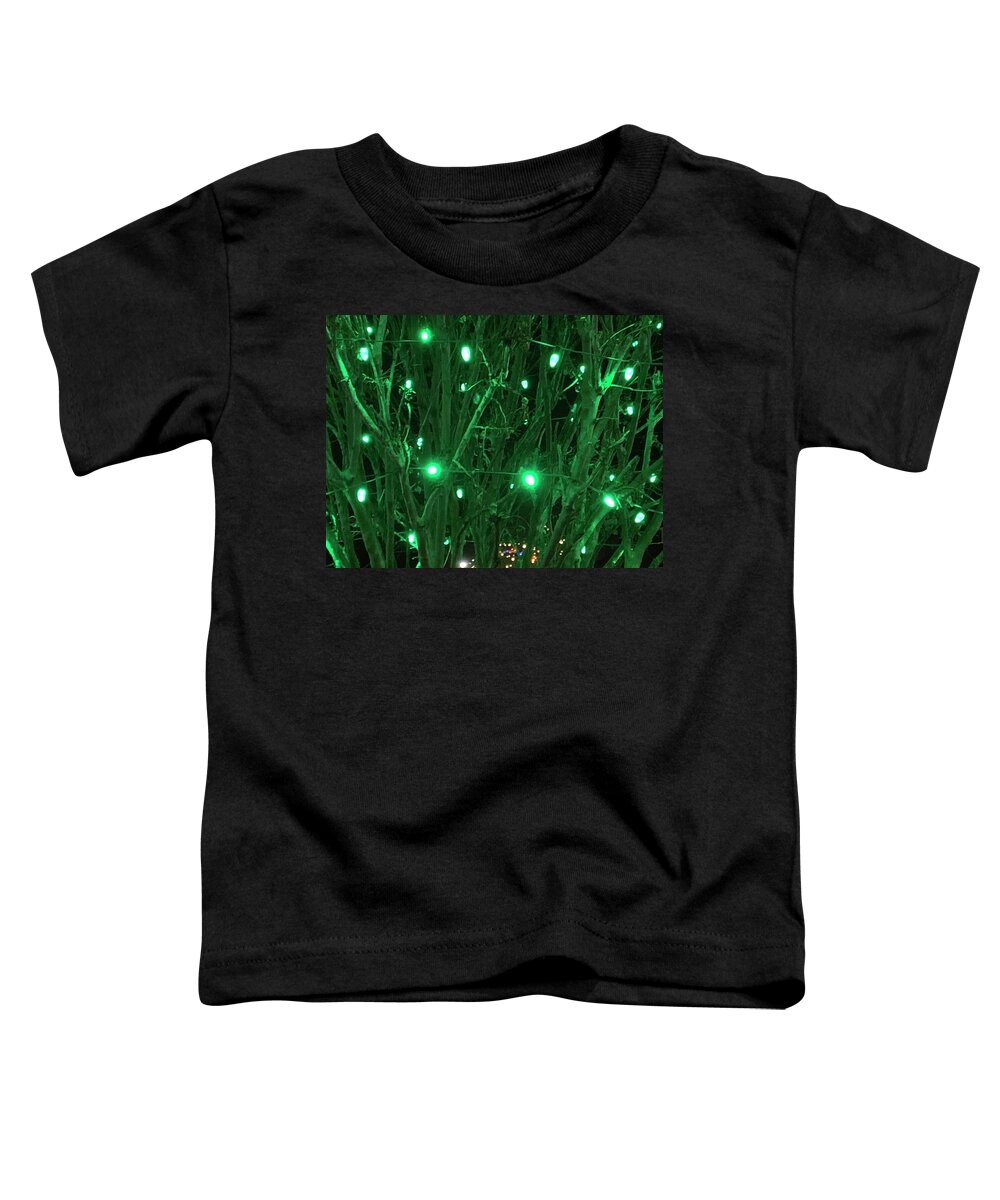 Green Toddler T-Shirt featuring the photograph Christmas in Green by Lee Darnell