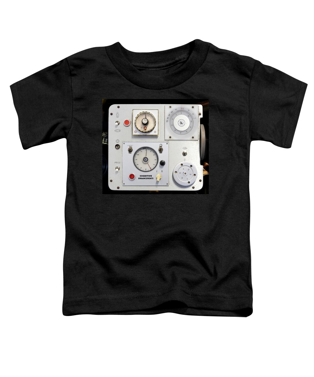 Electronics Toddler T-Shirt featuring the photograph Cognitive Enhancements Control Panel by Micah Offman