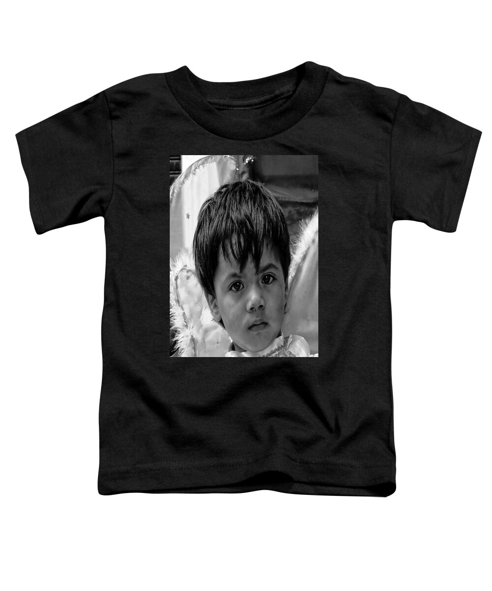 2121c Toddler T-Shirt featuring the photograph Cuenca Kids 1542 by Al Bourassa