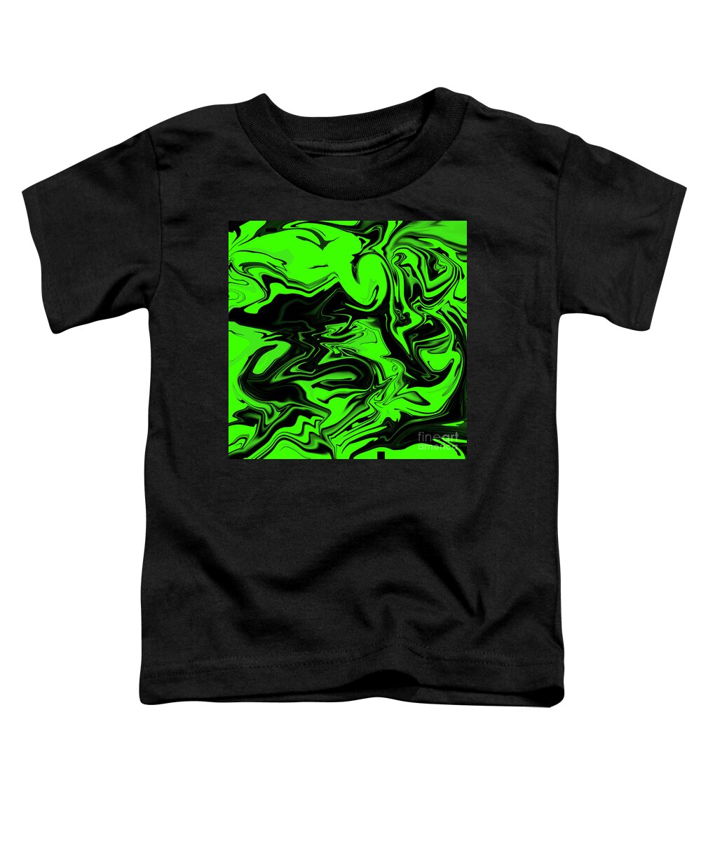 Dark Toddler T-Shirt featuring the photograph Dark Pastel Greens by Rockin Docks