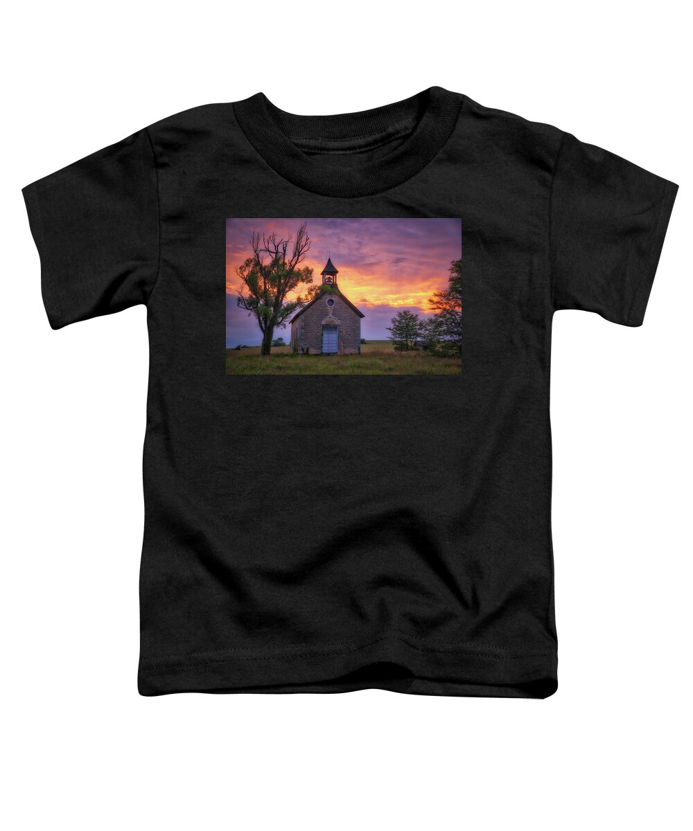 Sunset Toddler T-Shirt featuring the photograph District 34 1896 by Darren White