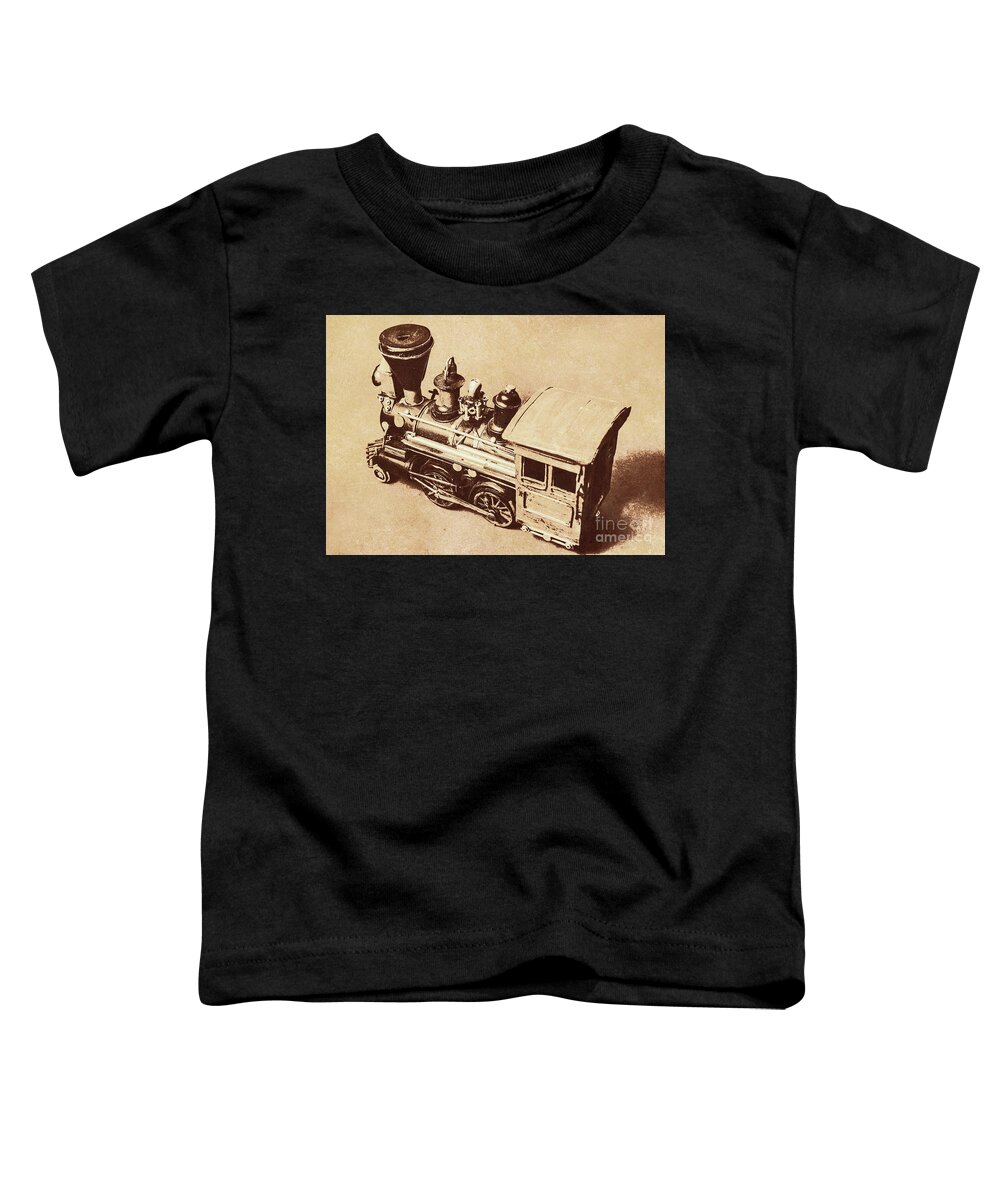 Transportation Toddler T-Shirt featuring the photograph Down railway lane by Jorgo Photography