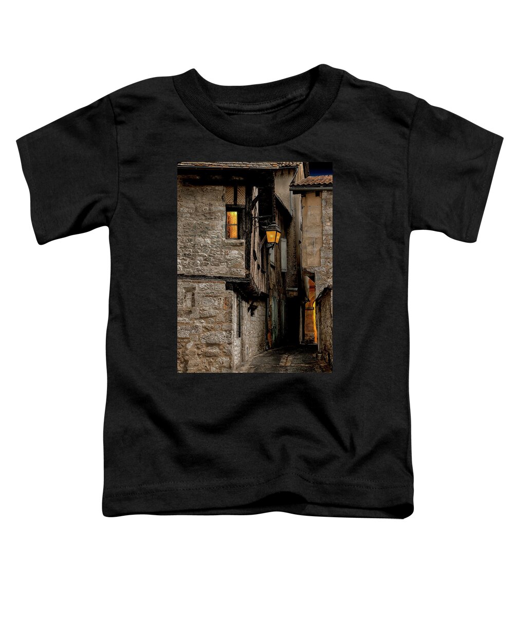 Photo Toddler T-Shirt featuring the photograph Down the Alley by Anthony M Davis