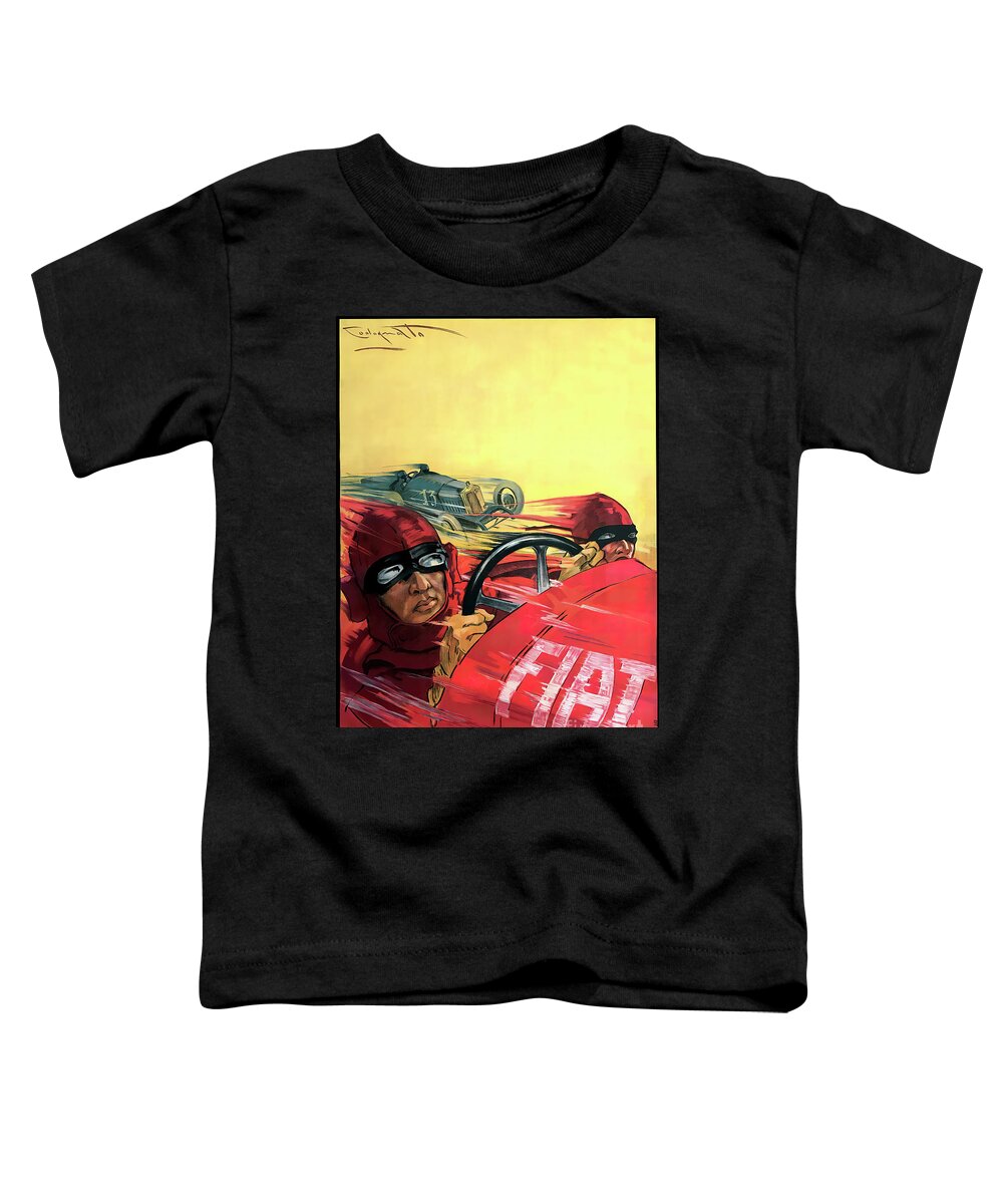 Fiat Toddler T-Shirt featuring the photograph Fiat Poster in 1923 by Carlos Diaz