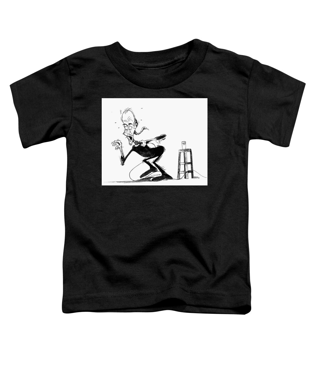 George Toddler T-Shirt featuring the drawing George Carlin by Michael Hopkins
