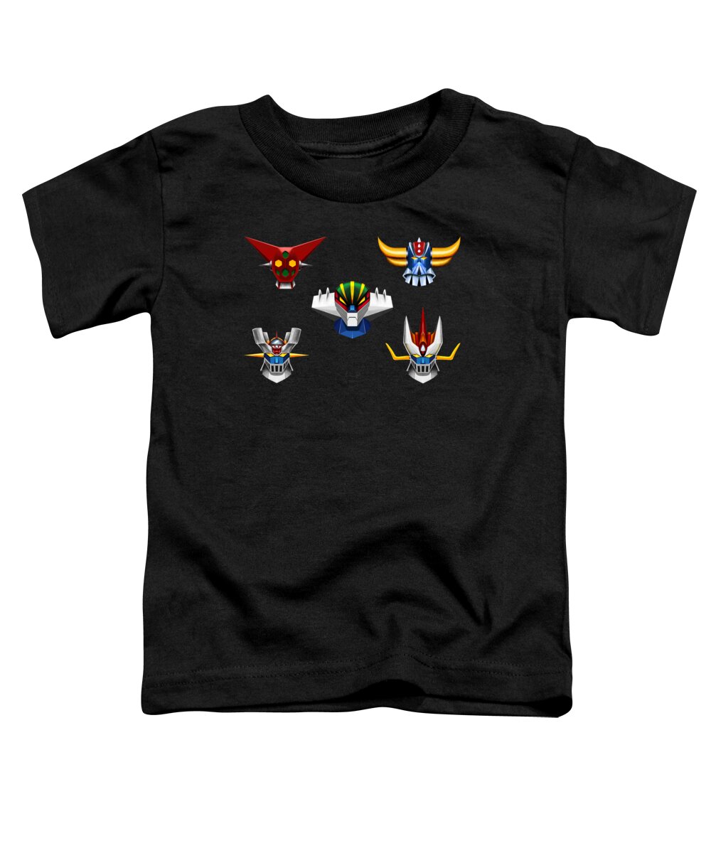 Sci-fi Toddler T-Shirt featuring the digital art GoNagai 5 by Andrea Gatti