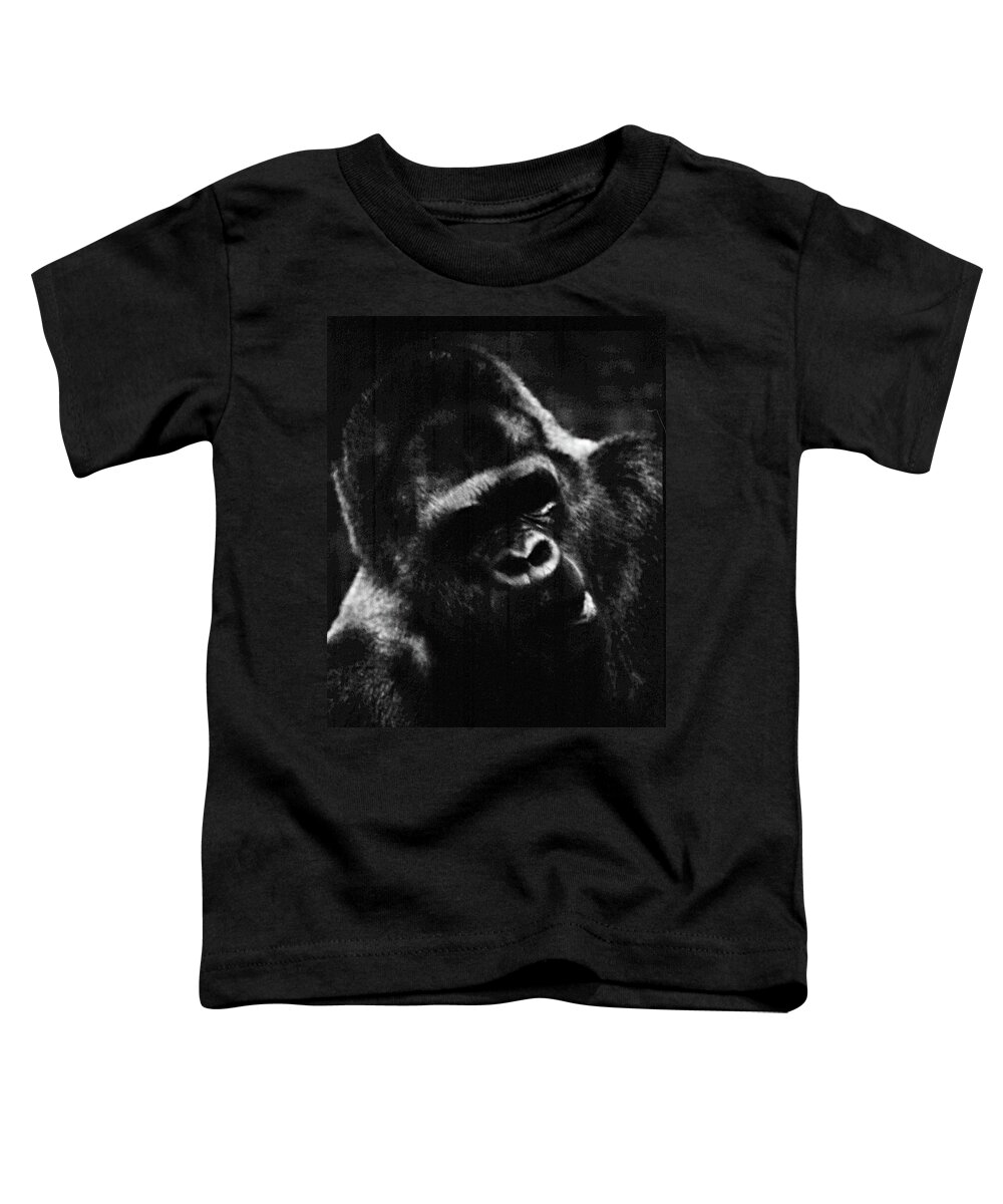 Gorilla Toddler T-Shirt featuring the photograph Great Silverback by Carol Neal-Chicago