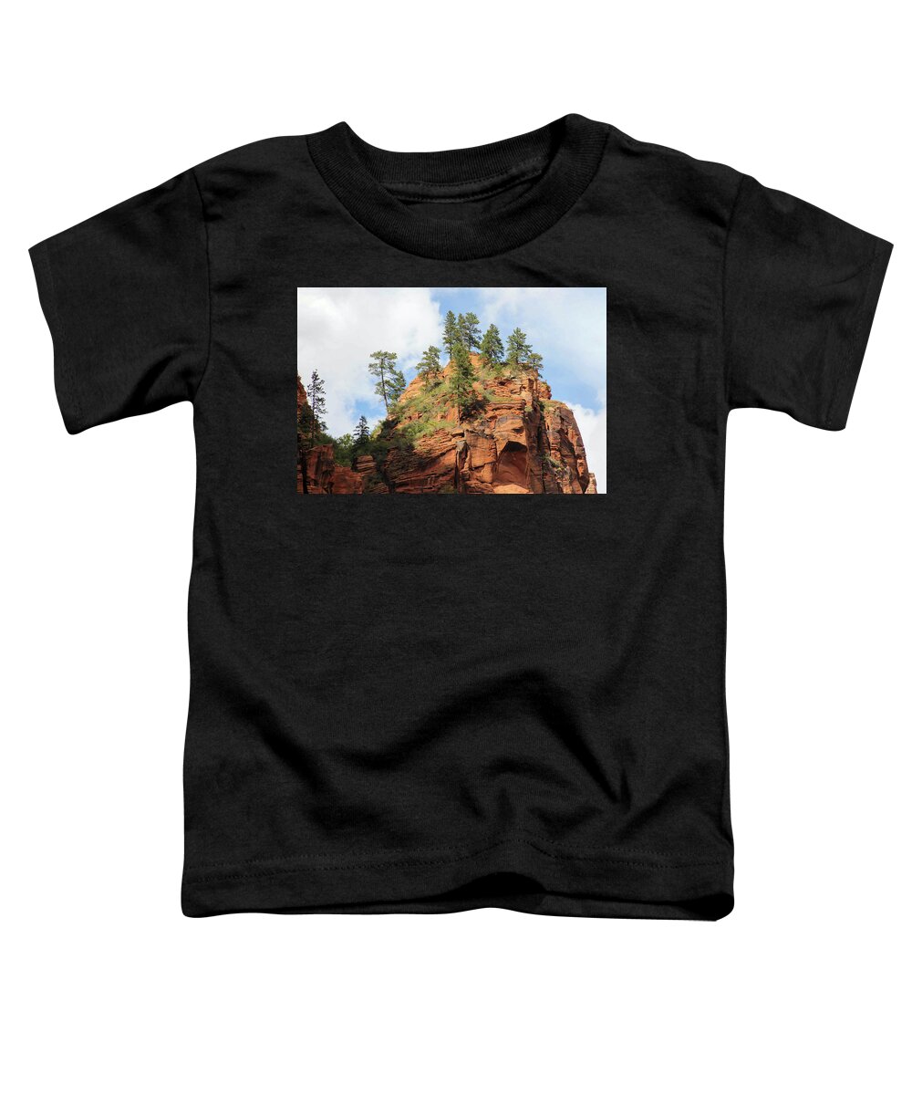 Landscape Toddler T-Shirt featuring the photograph High Above the Canyon by Robert Carter