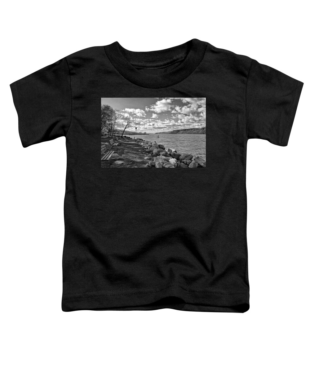 River Toddler T-Shirt featuring the photograph Hudson River New York City View by Russ Considine