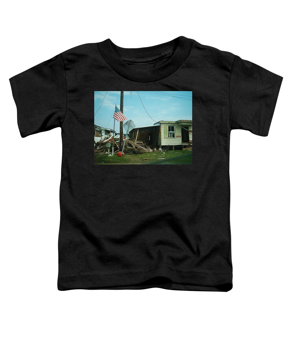  Toddler T-Shirt featuring the photograph Hurricane Katrina Series - 7 by Christopher Lotito