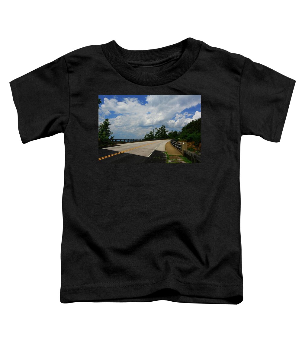 I-64 Overpass Skyland Drive Blue Ridge Parkway Toddler T-Shirt featuring the photograph I-64 Overpass Skyland Drive Blue Ridge Parkway by Raymond Salani III