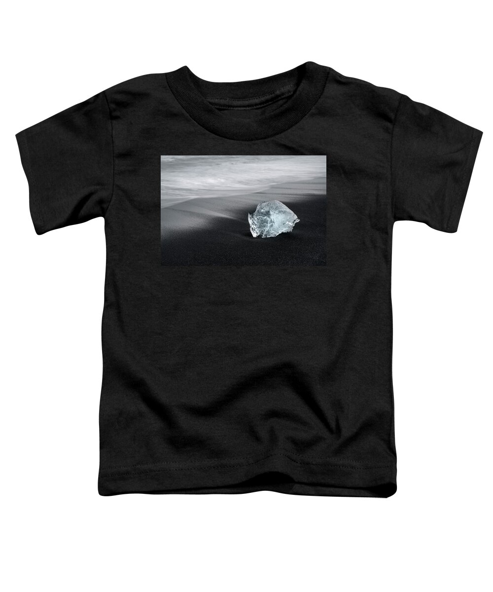 Diamond Beach Toddler T-Shirt featuring the photograph Iceland - rough diamond at Diamond beach by Olivier Parent