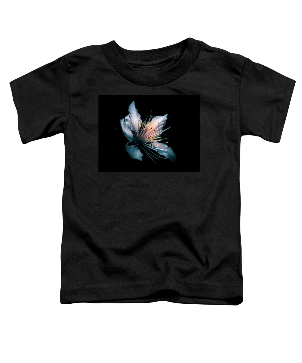  Toddler T-Shirt featuring the photograph Just Peachy by Gena Herro