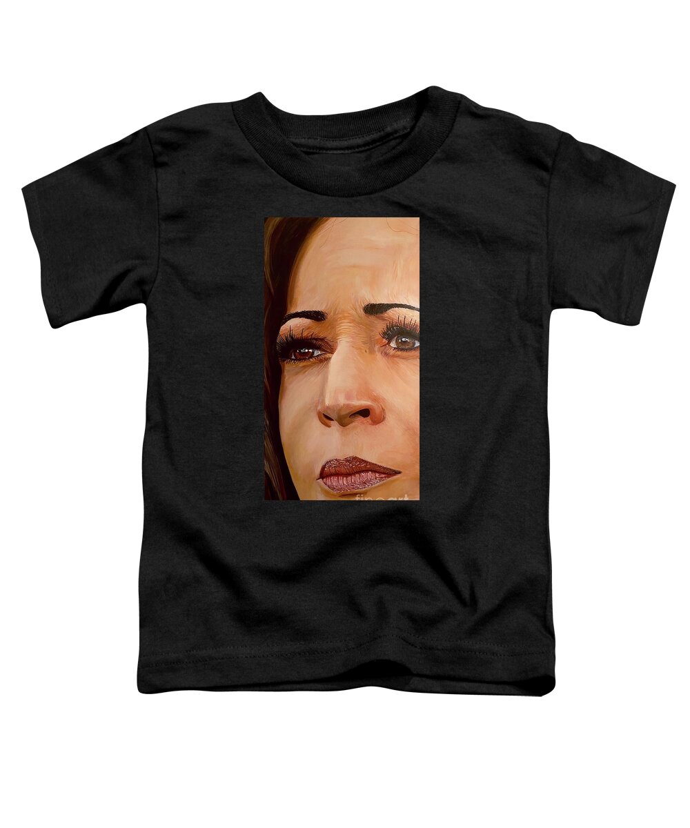 Kamala Toddler T-Shirt featuring the painting Inferred by Michael McKenzie