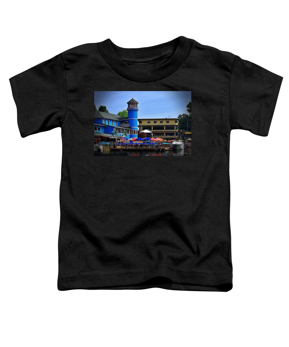 Lake Toddler T-Shirt featuring the photograph Life on Portage Lakes Ohio by Mary Walchuck