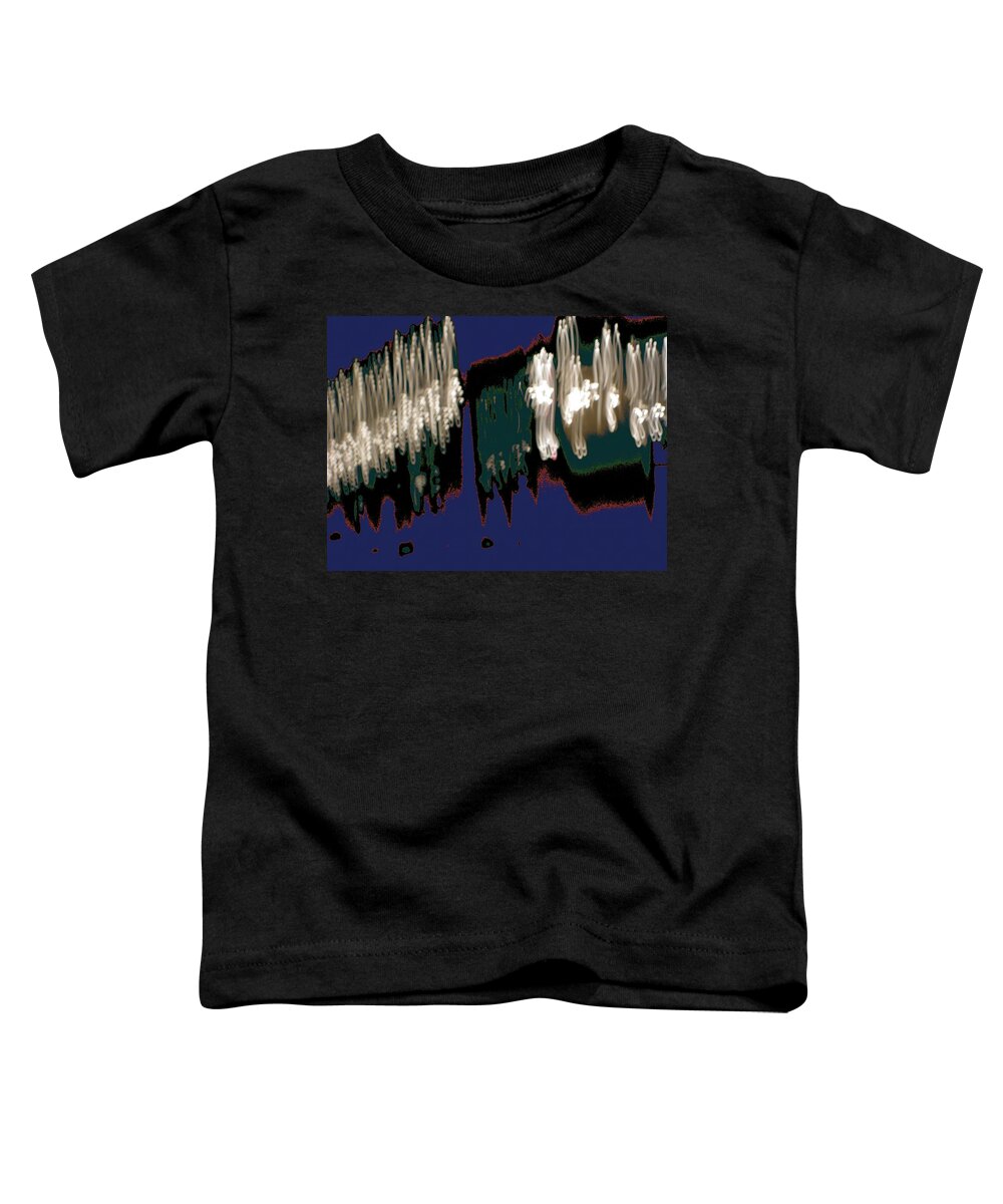 Abstract Toddler T-Shirt featuring the digital art Light Disorder by T Oliver