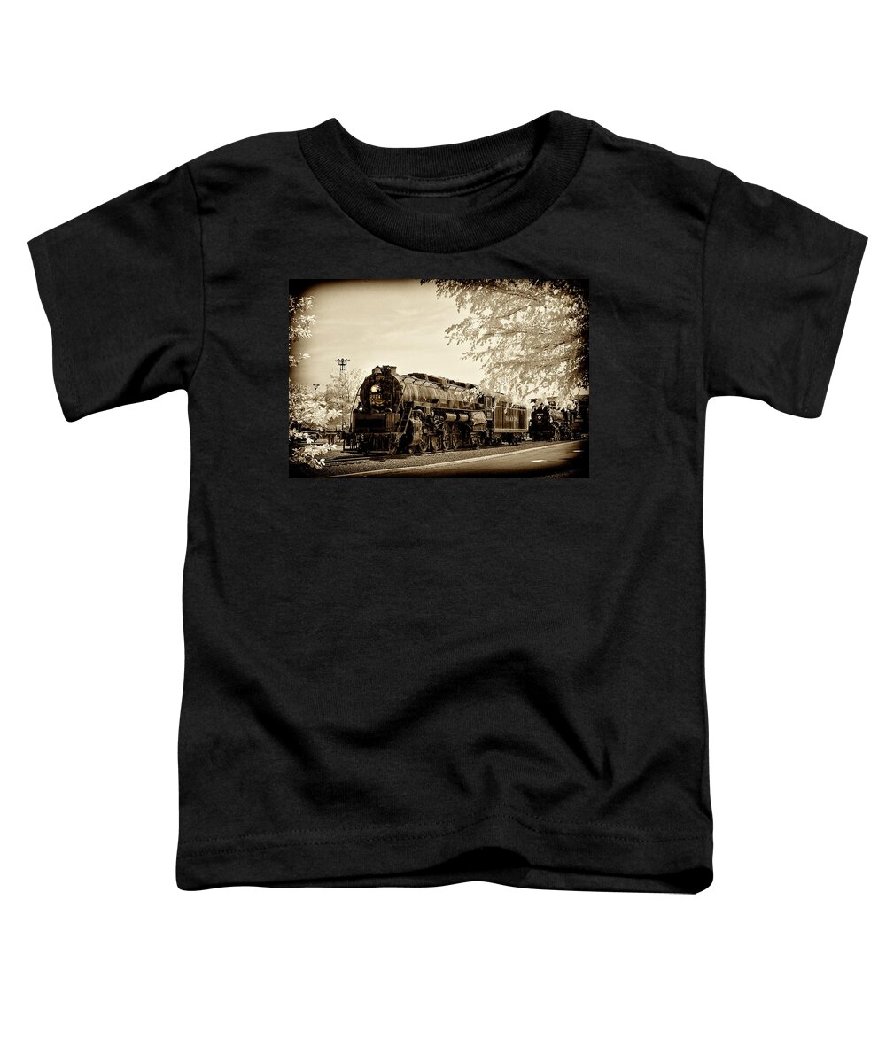 Dir-rr-0090-c Toddler T-Shirt featuring the photograph Locomotive 2124 by Paul W Faust - Impressions of Light