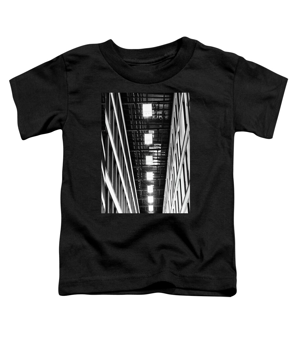 Black Toddler T-Shirt featuring the photograph Look upstairs by Eva-Maria Di Bella