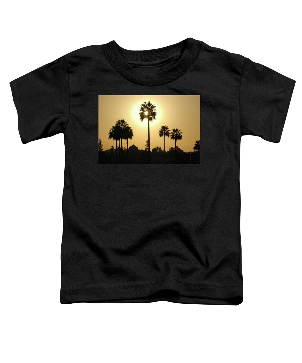 Sunset Toddler T-Shirt featuring the photograph Marrakesh Sunset by Six Months Of Walking