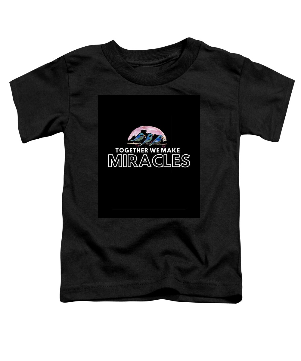 Miracles Toddler T-Shirt featuring the painting Miracles everywhere by Sarabjit Singh