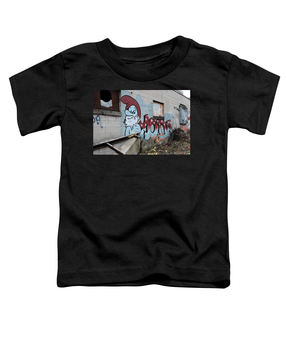 Urban Toddler T-Shirt featuring the photograph Mixed Messages by Kreddible Trout