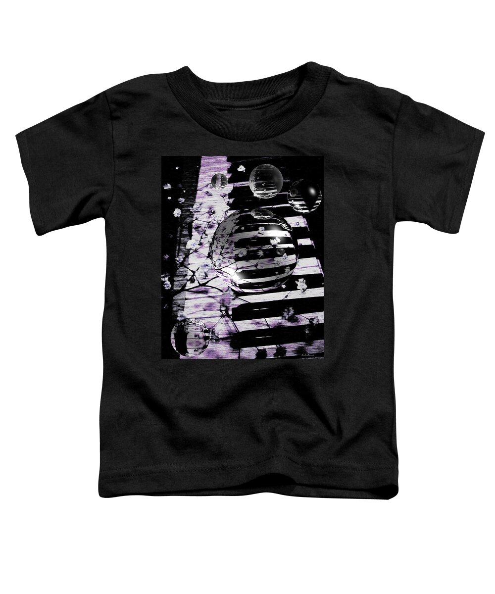 Piano Art Toddler T-Shirt featuring the photograph Music World by Linda Sannuti