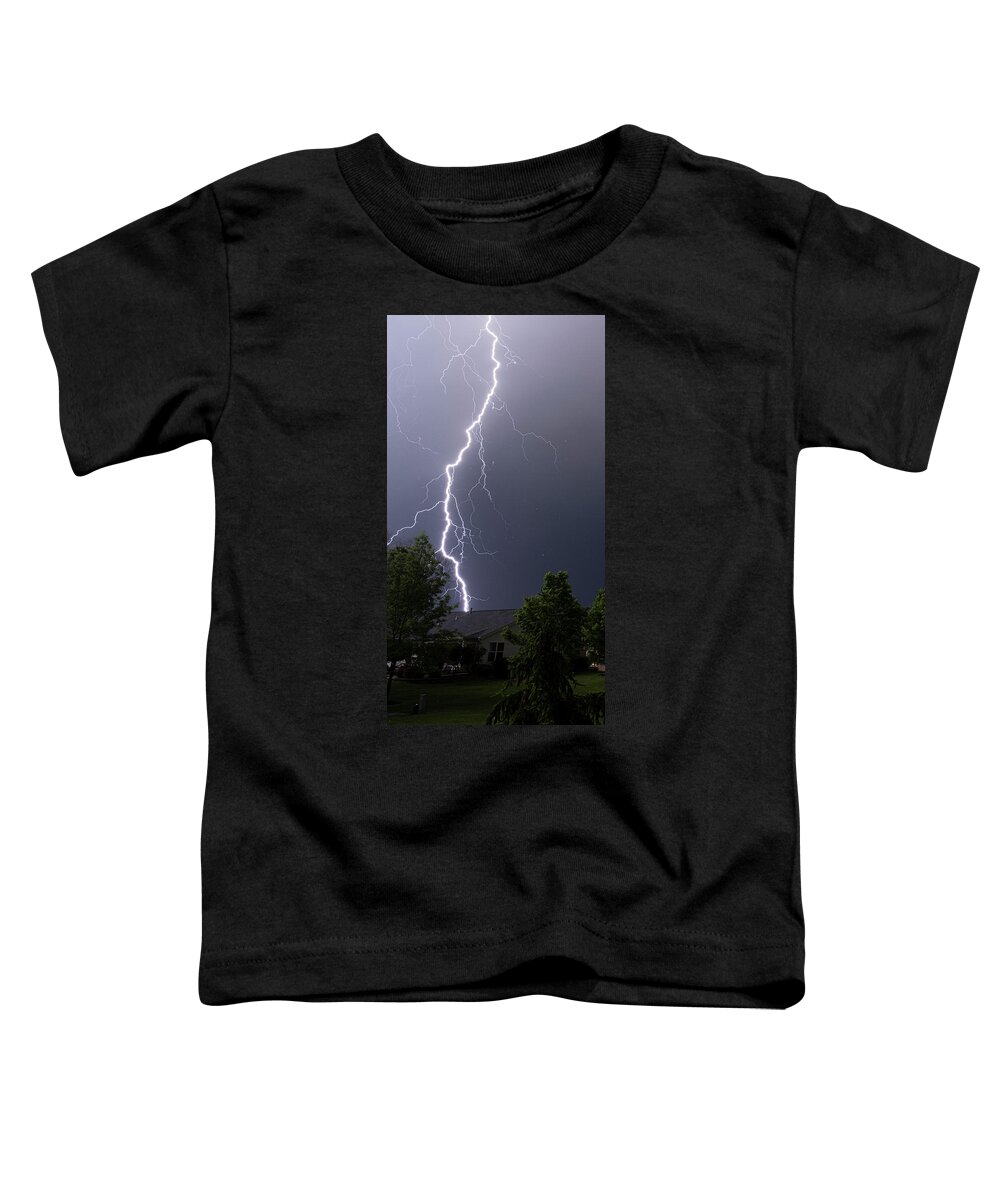 Lighting Toddler T-Shirt featuring the photograph Neighborhood Bolt by Marcus Hustedde