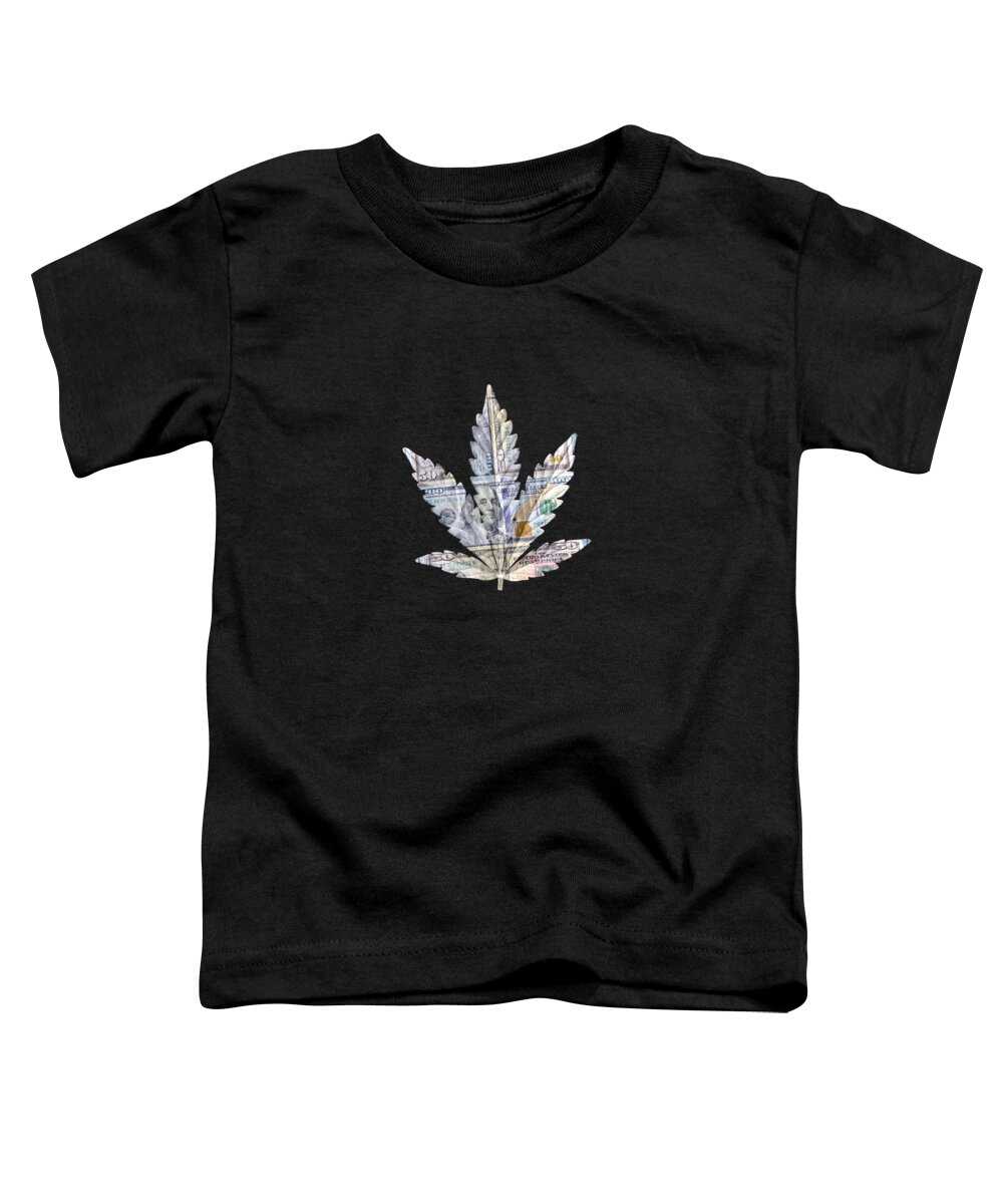 Cannabis Leaf Toddler T-Shirt featuring the photograph No.1 The Grass Is Always Greener by Luke Moore