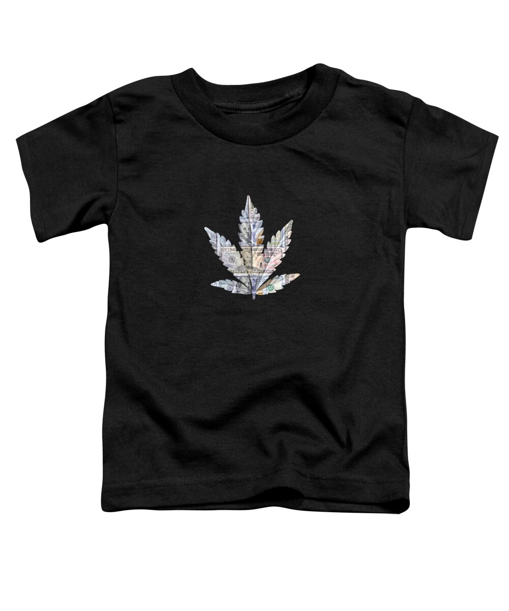 Cannabis Leaf Toddler T-Shirt featuring the photograph No.2 The Grass Is Always Greener by Luke Moore